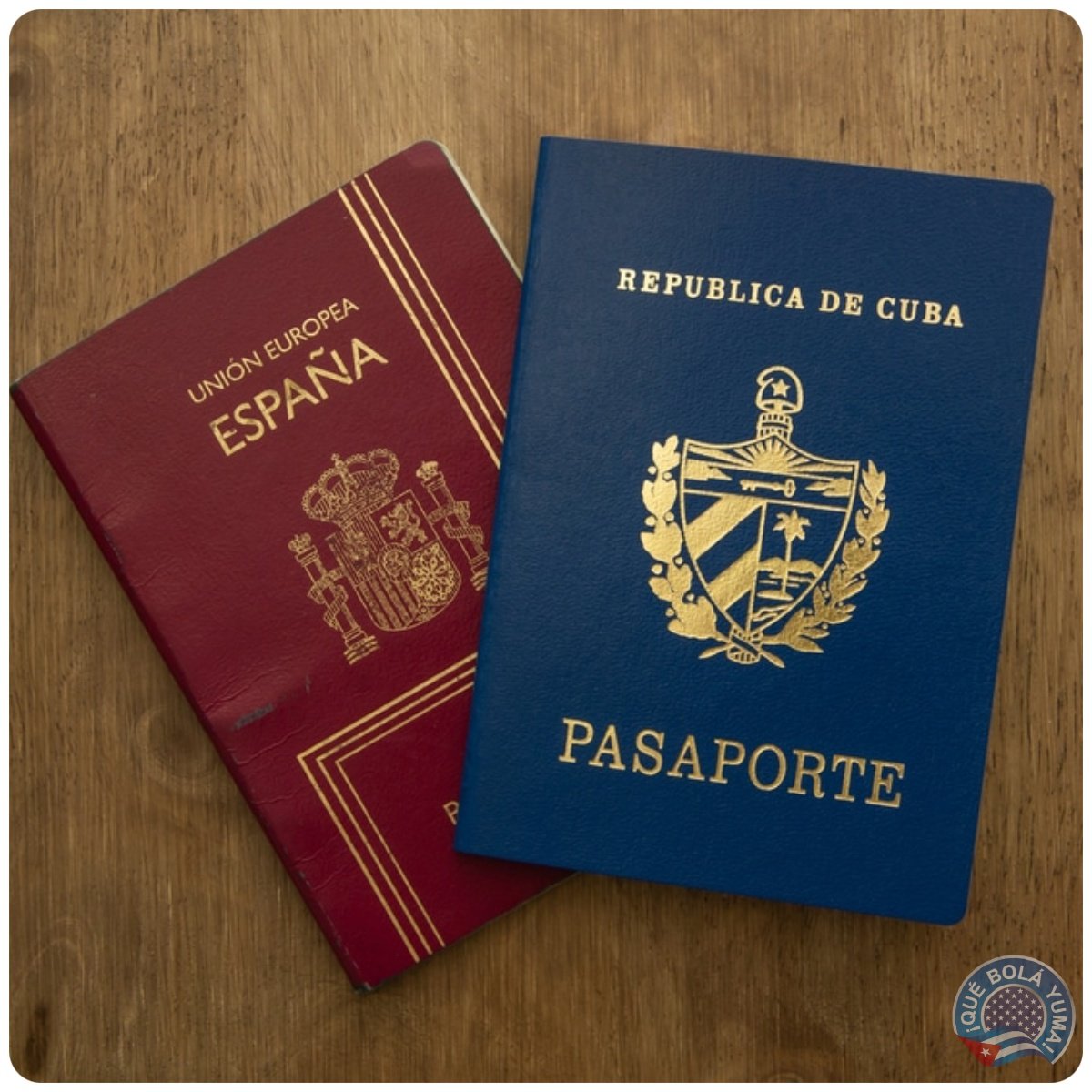 Pasaporte cubano y español