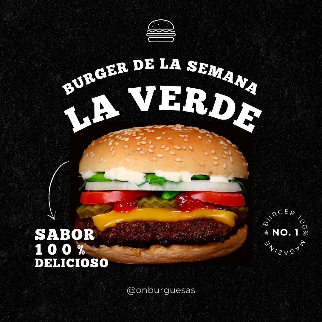 Idea de nombre de hamburguesa con colores