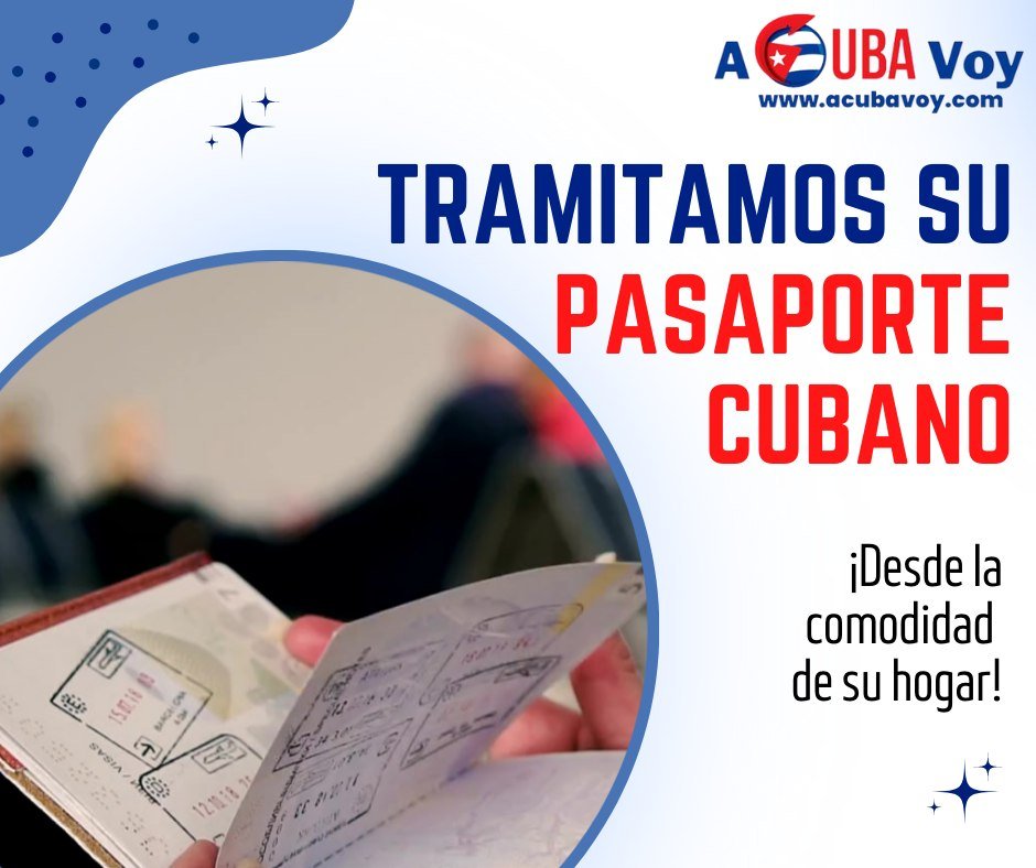 Trámite de pasaporte cubano con A Cuba Voy