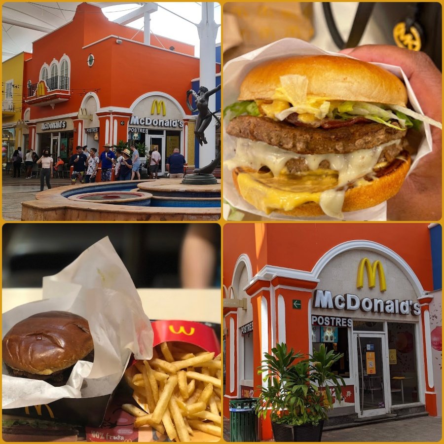 Hamburguesas de McDonald's en Cancún